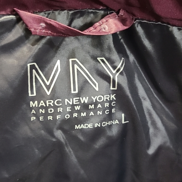 Marc New York ombre puffer vest size L - Picture 3 of 7